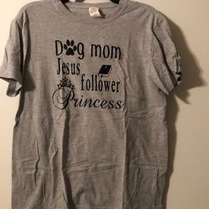 Used custom vinyl tee shirt.